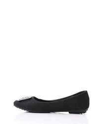 FAN-DJTF-006 Simon Glittery Simple Evening Slip On Flats