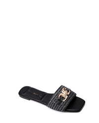FAN-DJTF-016 Braided Strap Straw Women Slippers