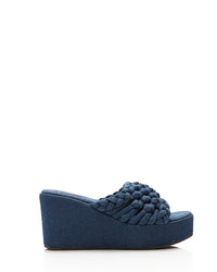 JAL-DJTF-005 Denim Heeled Slipper