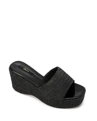 JAL-DJTF-017 Gold Heeled Simple Slippers