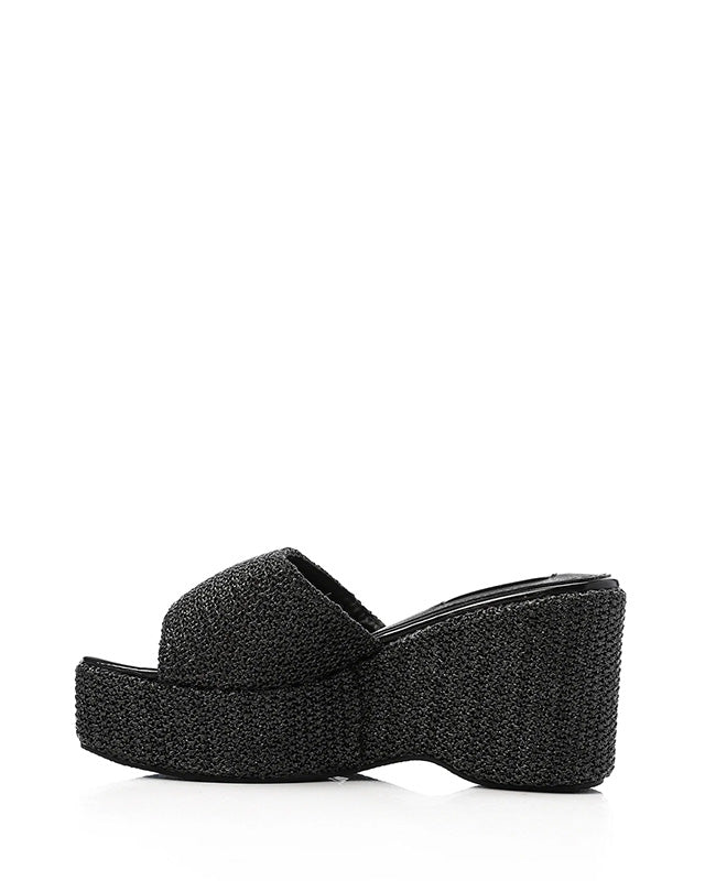 JAL-DJTF-017 Gold Heeled Simple Slippers