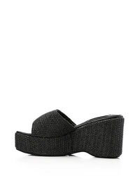 JAL-DJTF-017 Gold Heeled Simple Slippers