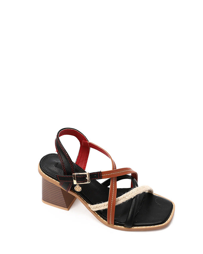 JAL-DJTF-052 Multi-Straps Heeled Sandals