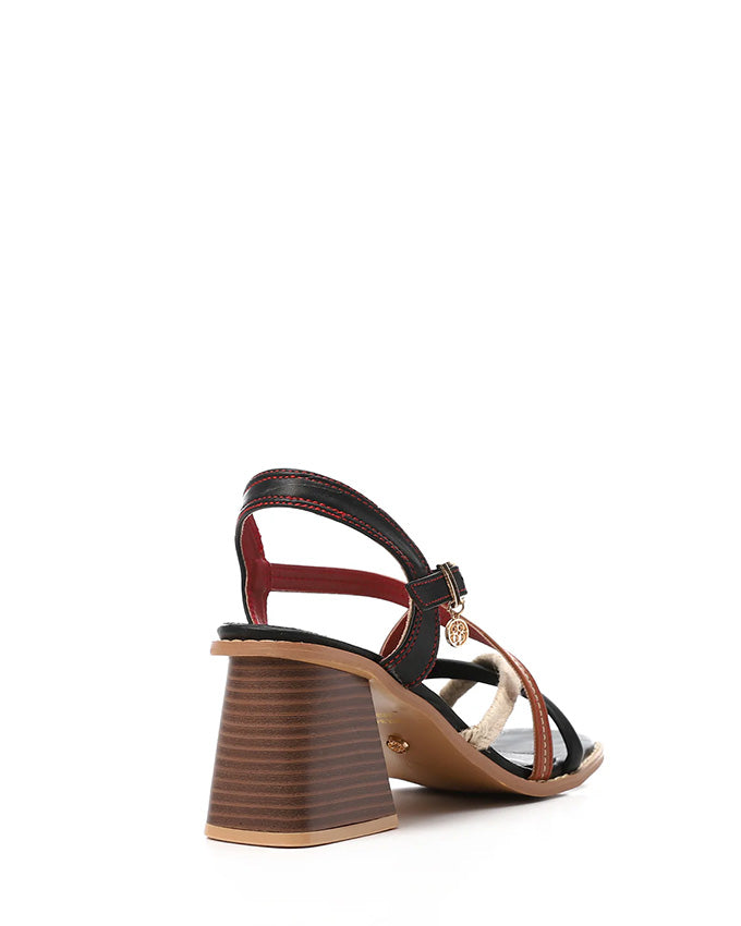 JAL-DJTF-052 Multi-Straps Heeled Sandals