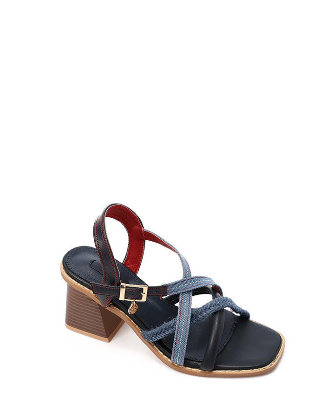 JAL-DJTF-052 Multi-Straps Heeled Sandals