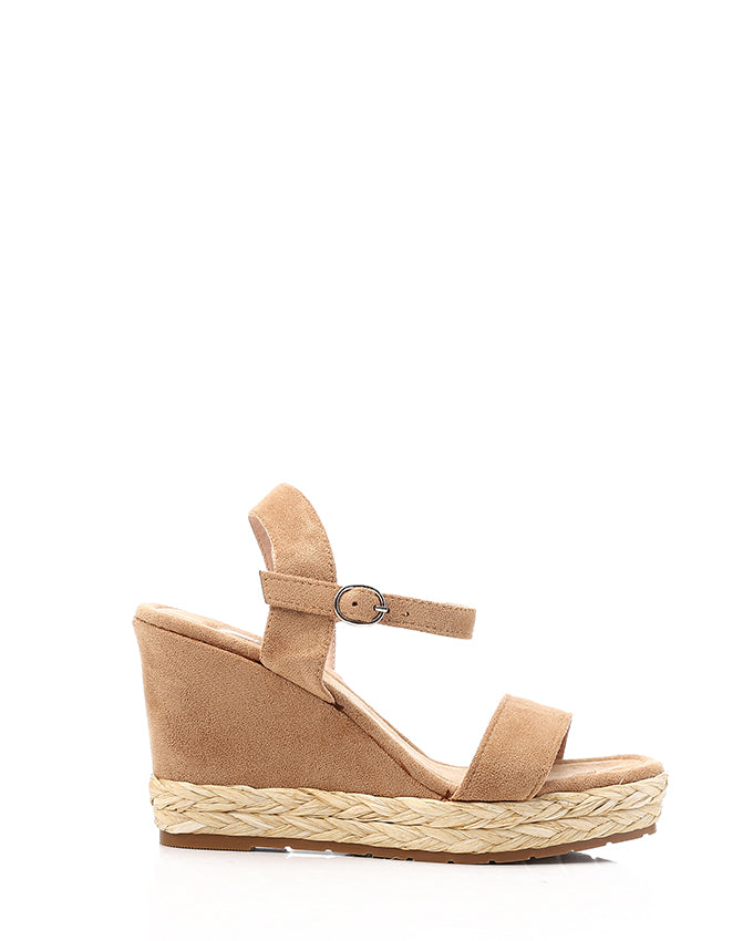 JAL-DJTF-055 Suede Classic Heeled Wedge