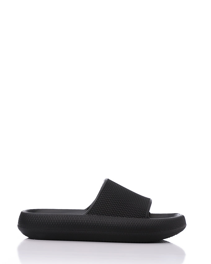 KND-DJTF-004 Textured Sliding Rubber Cloud Slippers