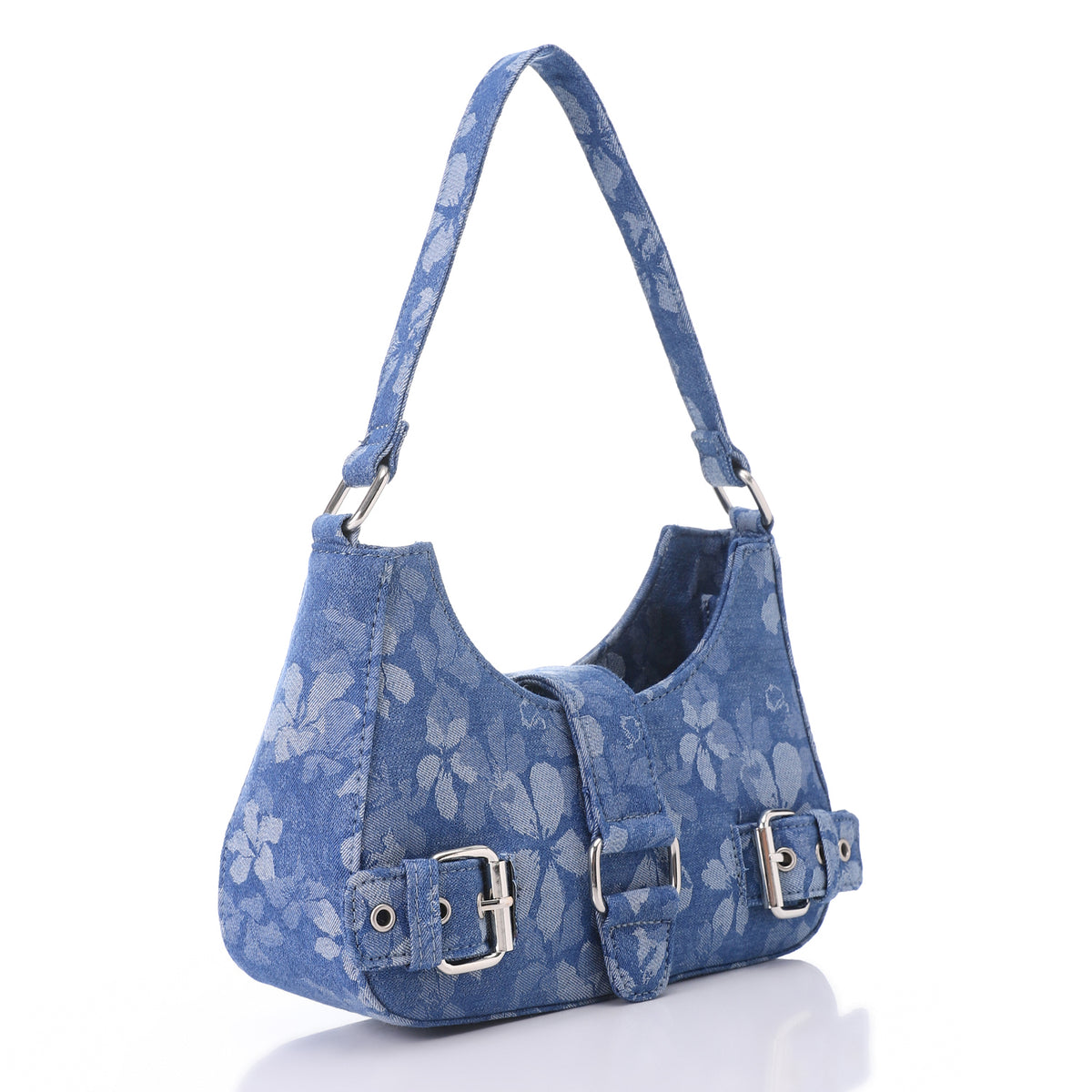 LID-DJTF-027 Decorative Multi-Belted Leather Shoulder Bag