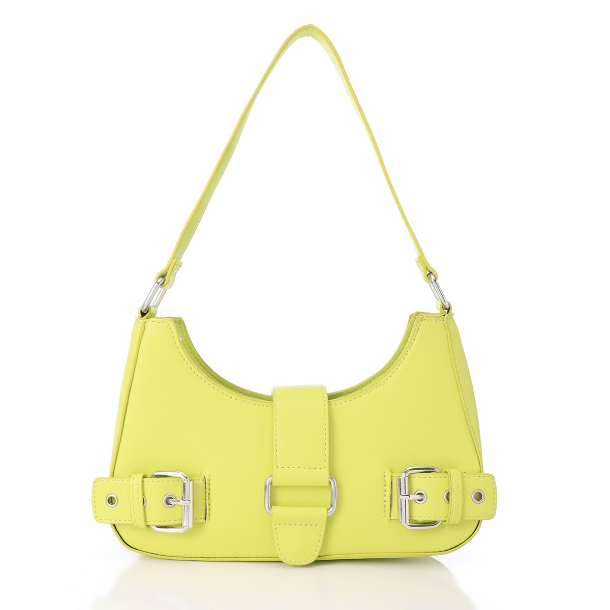 LID-DJTF-027 Decorative Multi-Belted Leather Shoulder Bag