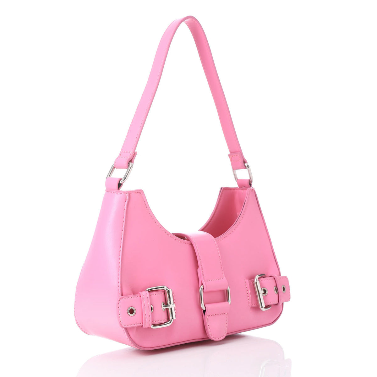 LID-DJTF-027 Decorative Multi-Belted Leather Shoulder Bag