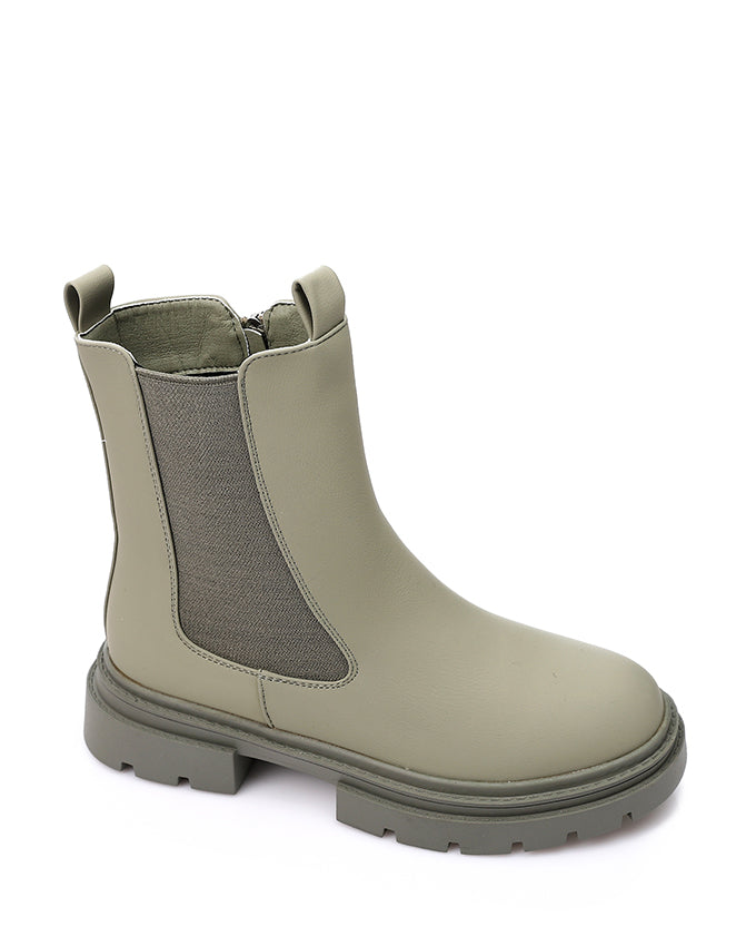 SUN-DVTH-016 Leather Half Boot