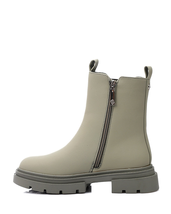 SUN-DVTH-016 Leather Half Boot