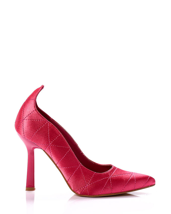 XKK-DJTH-007 Quilted Satin High Heels
