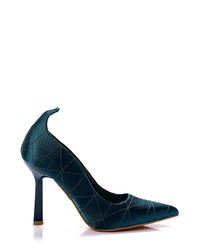 XKK-DJTH-007 Quilted Satin High Heels