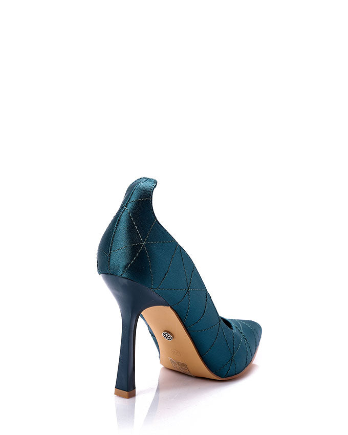 XKK-DJTH-007 Quilted Satin High Heels