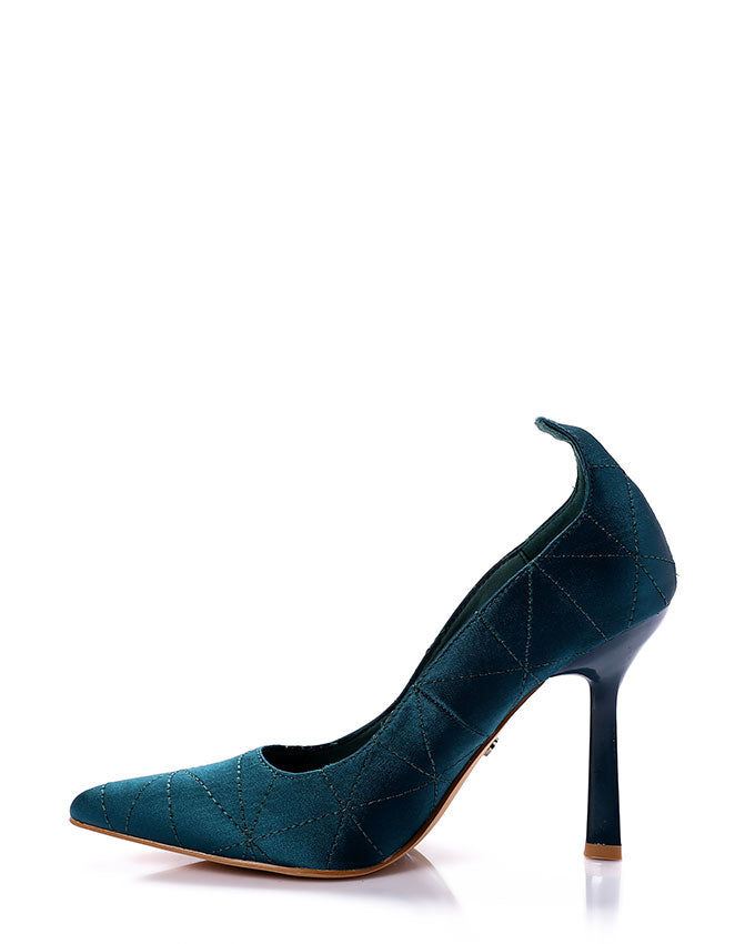 XKK-DJTH-007 Quilted Satin High Heels