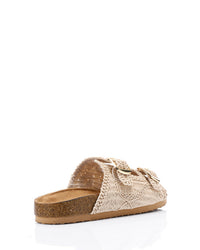 FAN-DJTV-002 Lace Breeze Buckle Slipper