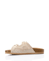 FAN-DJTV-002 Lace Breeze Buckle Slipper