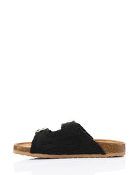 FAN-DJTV-002 Lace Breeze Buckle Slipper
