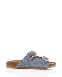 FAN-DJTV-002 Lace Breeze Buckle Slipper
