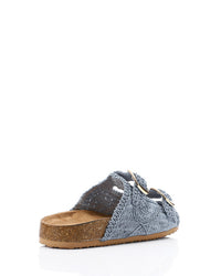 FAN-DJTV-002 Lace Breeze Buckle Slipper