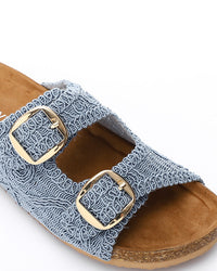 FAN-DJTV-002 Lace Breeze Buckle Slipper