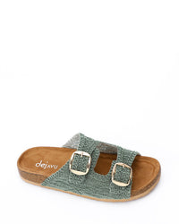 FAN-DJTV-002 Lace Breeze Buckle Slipper