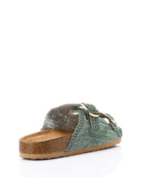 FAN-DJTV-002 Lace Breeze Buckle Slipper