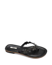 FAN-DJTV-005 Decorated Flowery Slipper