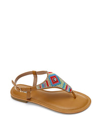 FAN-DJTV-006 Buckle Closure Embellished Sandal