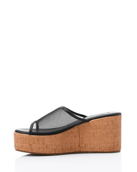 FAN-DJTV-008 Midnight Breeze Wedge Slipper