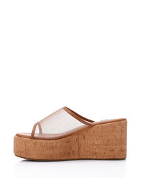 FAN-DJTV-008 Midnight Breeze Wedge Slipper
