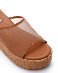 FAN-DJTV-008 Midnight Breeze Wedge Slipper