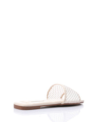 FAN-DJTV-009 Strass Wedge Slipper