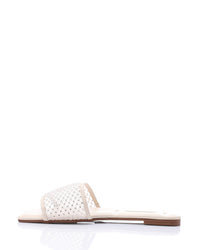 FAN-DJTV-009 Strass Wedge Slipper