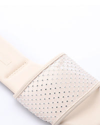 FAN-DJTV-009 Strass Wedge Slipper