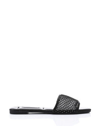 FAN-DJTV-009 Strass Wedge Slipper