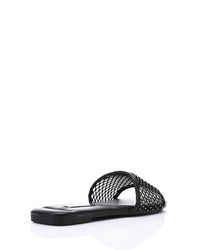FAN-DJTV-009 Strass Wedge Slipper