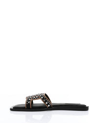 FAN-DJTV-011 Studded Toe Shape Slipper