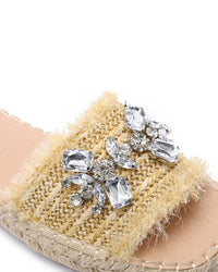 FAN-DJTV-014 Crystal Fringe Espadrille