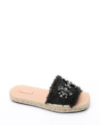 FAN-DJTV-014 Crystal Fringe Espadrille