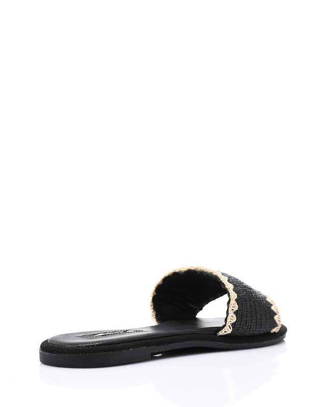 FAN-DJTV-016 Seashell Woven Slipper