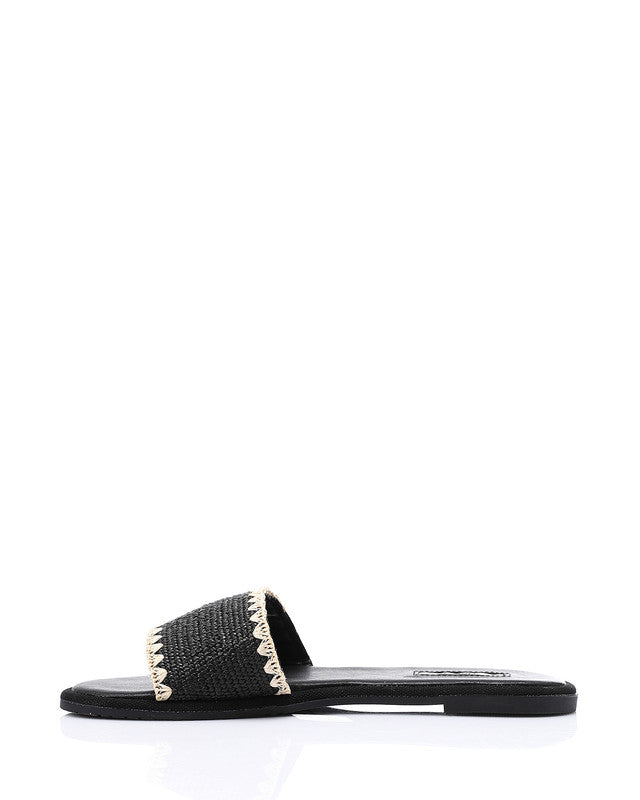 FAN-DJTV-016 Seashell Woven Slipper
