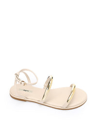 FAN-DJTV-017 Buckle Closure Flat Sandal