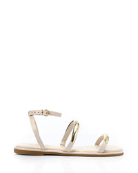 FAN-DJTV-017 Buckle Closure Flat Sandal