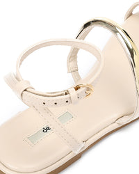 FAN-DJTV-017 Buckle Closure Flat Sandal