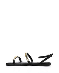 FAN-DJTV-017 Buckle Closure Flat Sandal