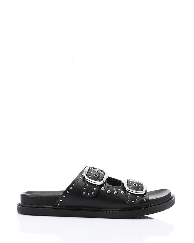 FAN-DJTV-020 Rebal Buckle Slide Slipper