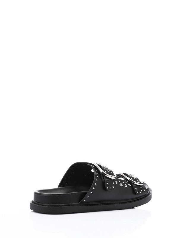 FAN-DJTV-020 Rebal Buckle Slide Slipper