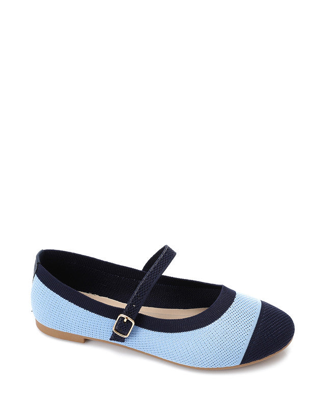 FAN-DJTV-023 Oval Toe Shap Textile Flat Shoes